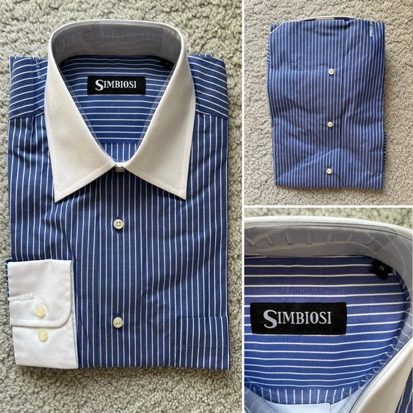 Simbiosi Other - Simbiosi Blue Dress Shirt